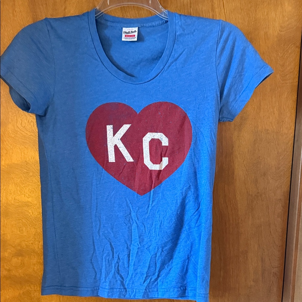 Charlie Hustle KC heart shirt